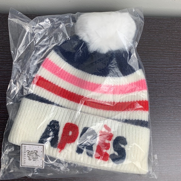 Shiraleah Colorado "Apres" Beanie, Ivory Pom Pom Beanie NEW! - Picture 6 of 7
